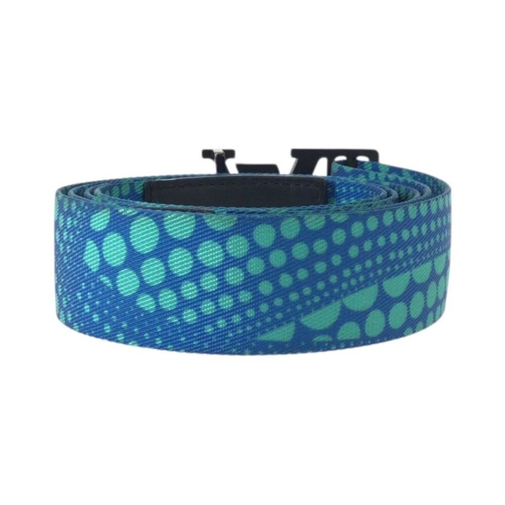 Louis Vuitton Ceinture LV Webbing Yayoi Kusama Blue Black Textile - Picture 3 of 9